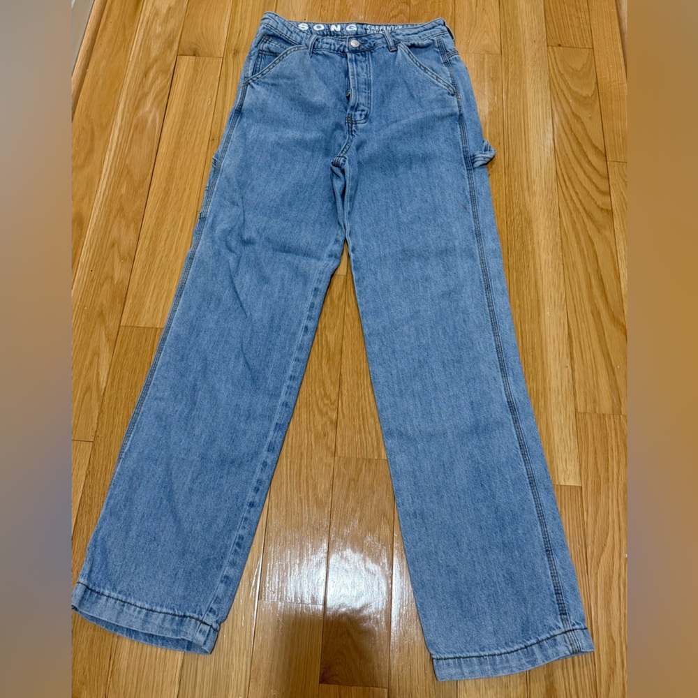 Casual Blue Boyfriend Jeans